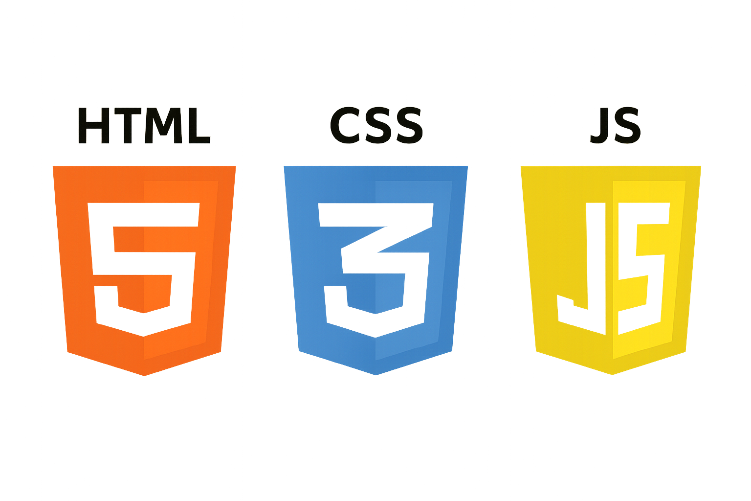 HTML・CSS・JavaScriptのロゴ